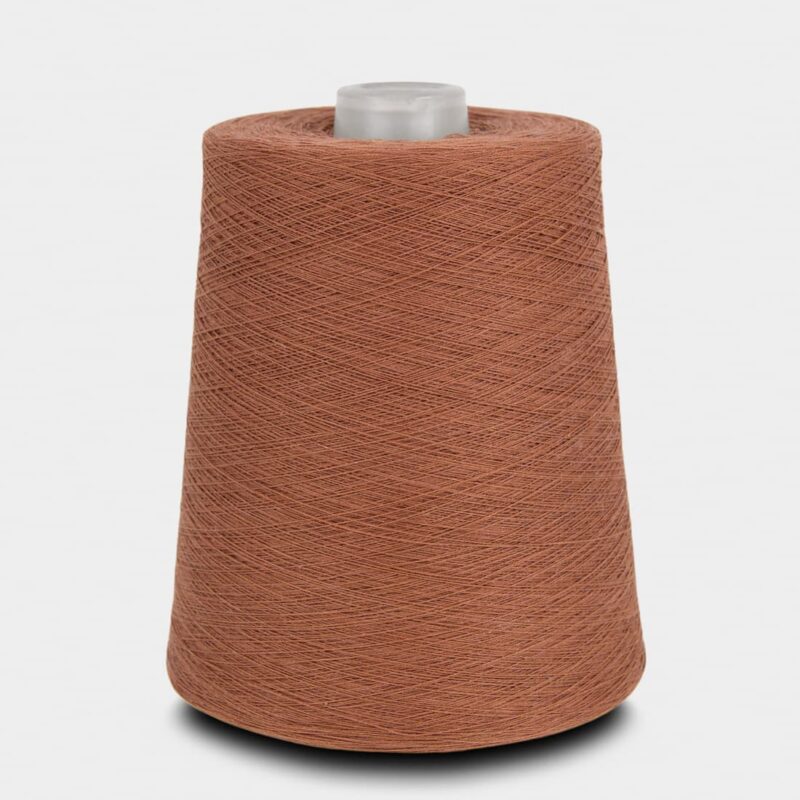 Cotton yarn brown