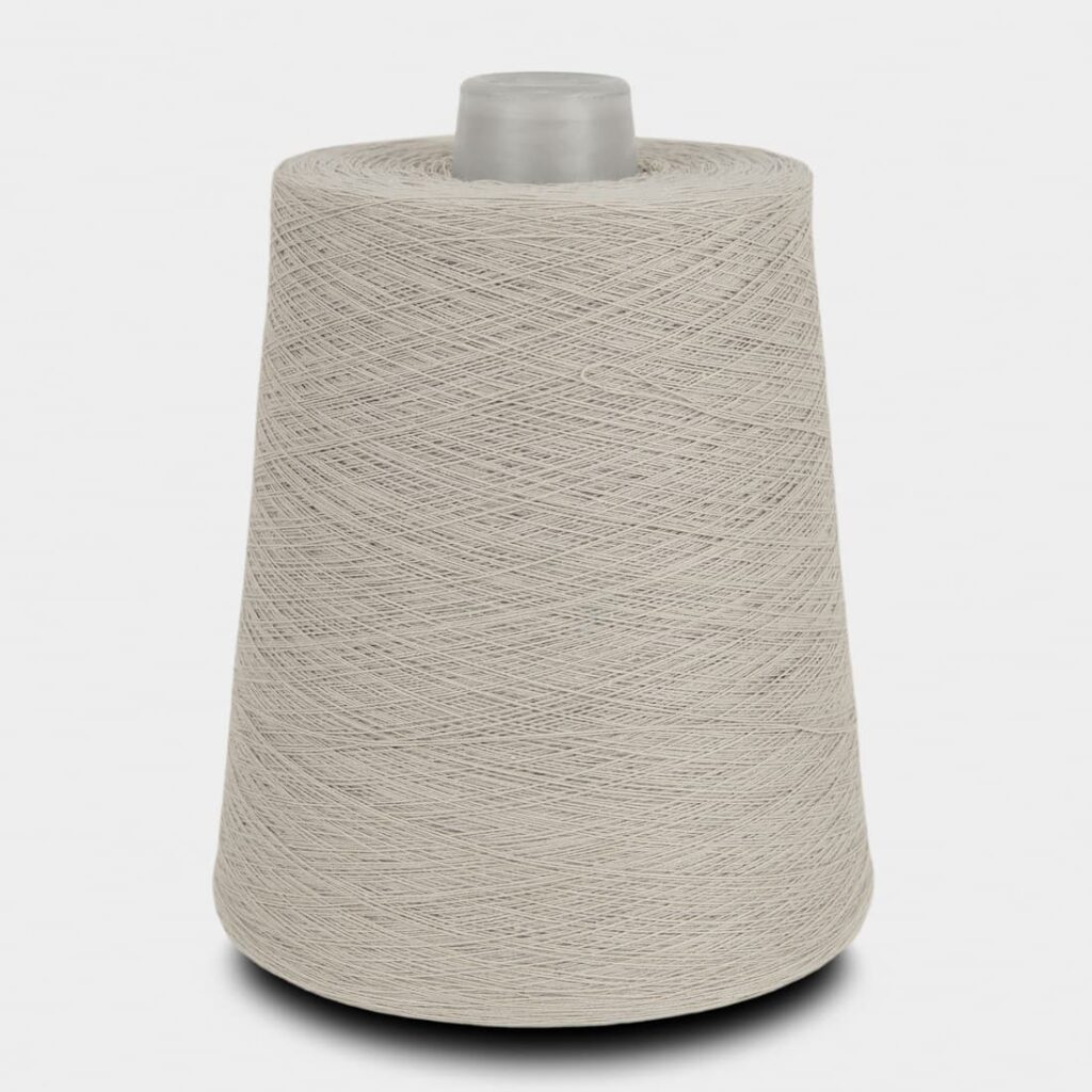 Cotton yarn light brownish grey