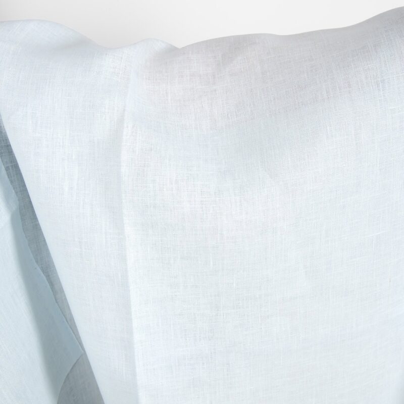 Linen fabric in illusion blue colour product photo