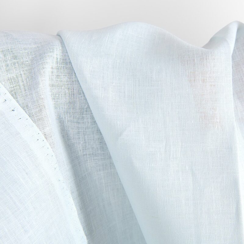 Linen fabric in illusion blue colour texture