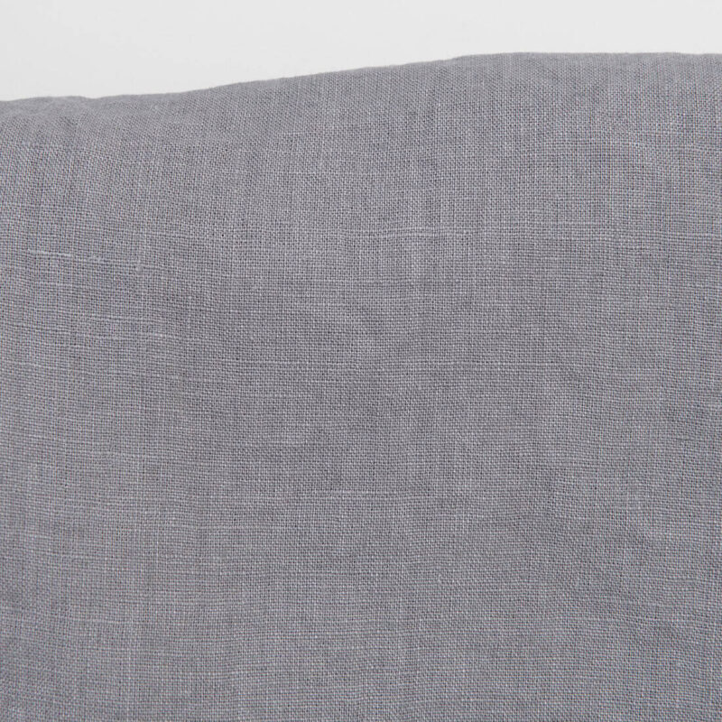 Linen fabric violet-grey, washed, plain weave