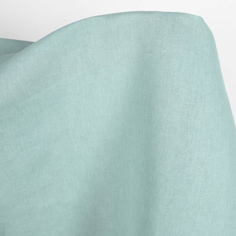 Linen cotton fabric in jadeite colour product photo