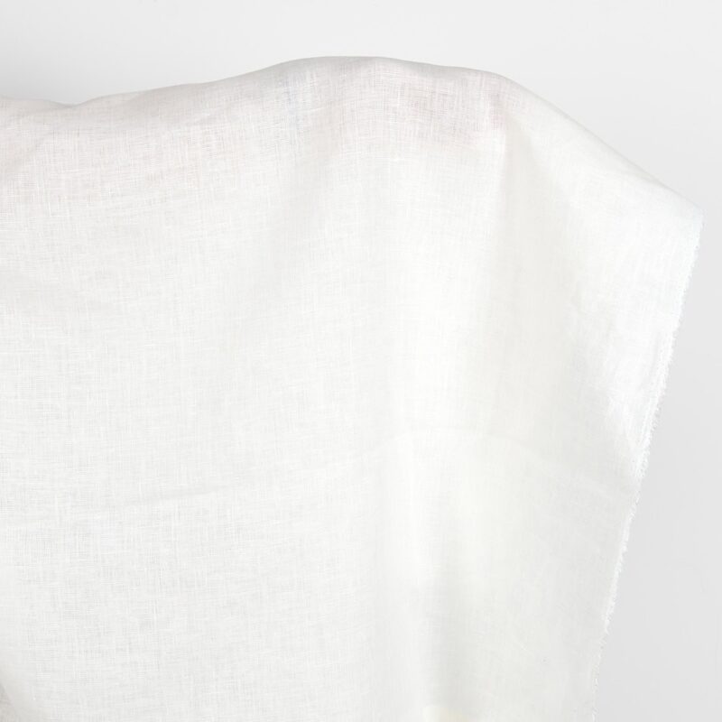 Off-white linen fabric