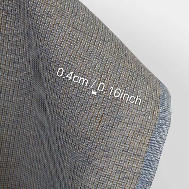 Linen fabric brown grey melange multicolour, with measurements